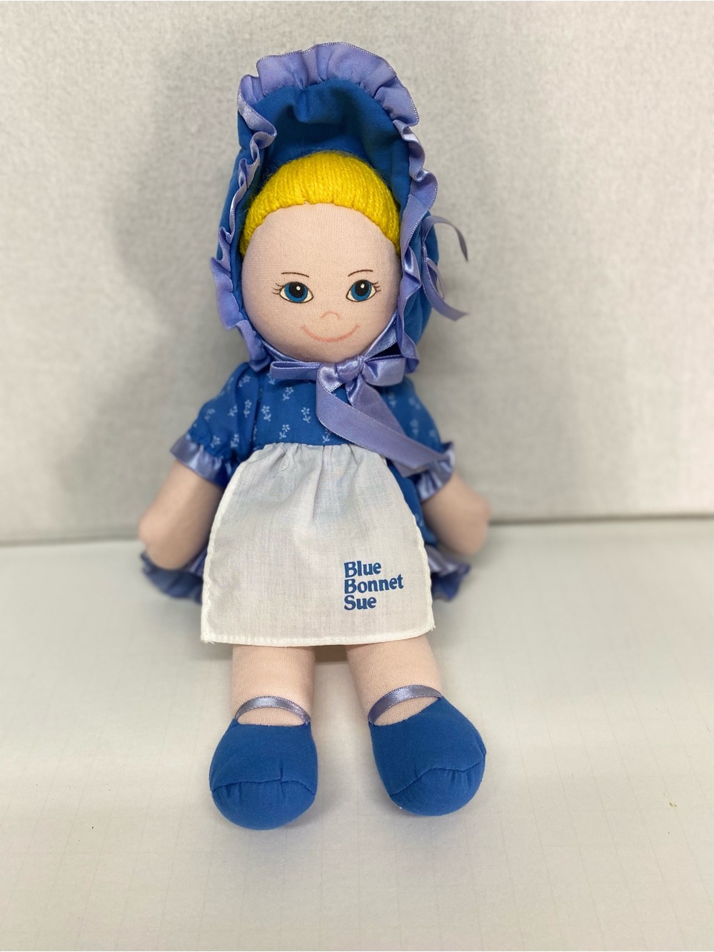 Vintage Blue Bonnet Sue Cloth Advertising Doll by Dakin 1986 For Nabisco Toy